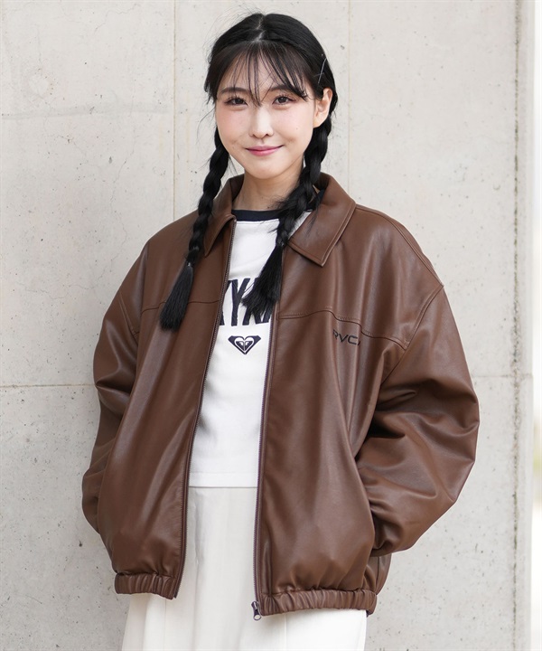 RVCA ルーカ アウター レディース ライダースジャケット BE04D-755