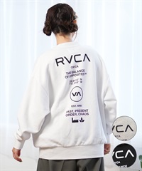 RVCA ルーカ トレーナー レディース バックプリント スウェット