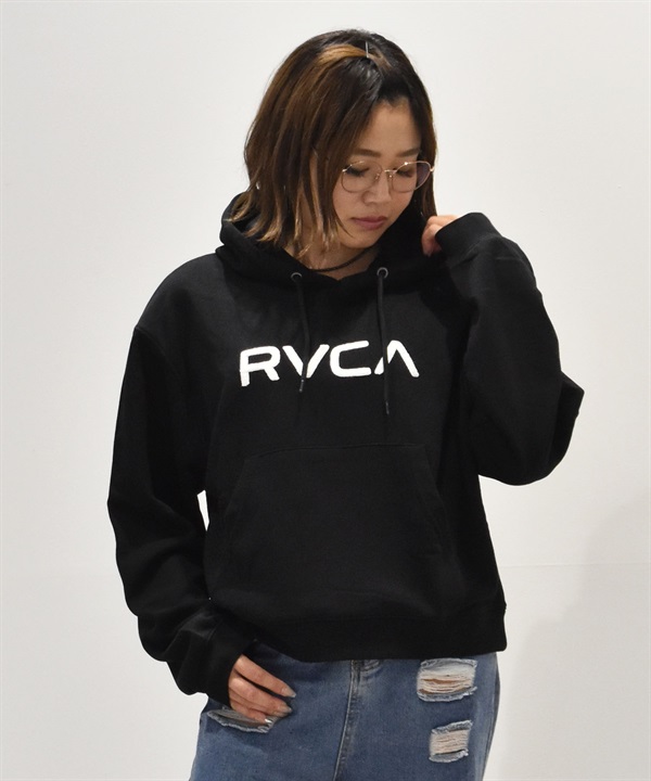 RVCA ルーカ パーカー レディース ロゴ プルオーバー セットアップ対応 BE044-017