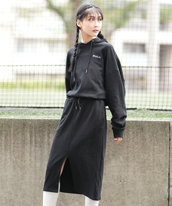 RVCA ルーカ ワンピース レディース パーカー プルオーバー BE04D-609