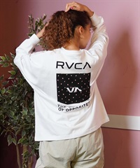 RVCA ルーカ 長袖 Tシャツ レディース VA バックプリント ロンT