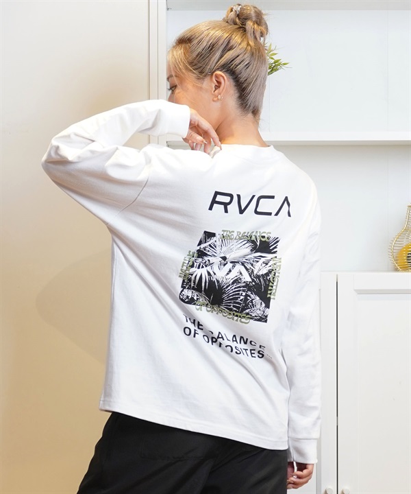 RVCA ルーカ 長袖 Tシャツ レディース バックプリント ロンT BE044-052