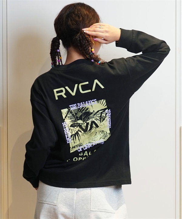 RVCA ルーカ 長袖 Tシャツ レディース バックプリント ロンT BE044-052
