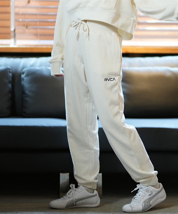 RVCA ルーカ スウェットパンツ レディース ロングパンツ セットアップ対応 BE044-714