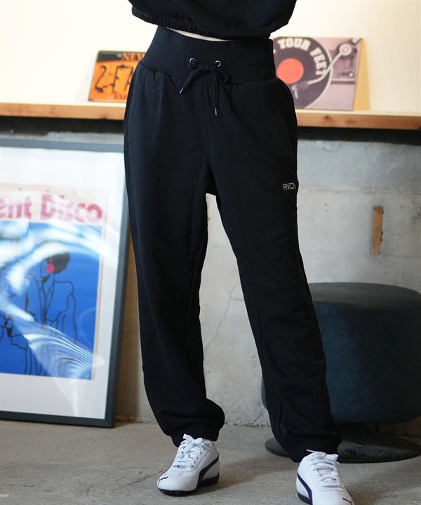 RVCA ルーカ スウェットパンツ レディース ロングパンツ セットアップ対応 BE044-714