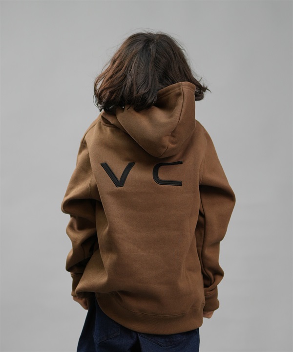 RVCA ルーカ パーカー キッズ プルオーバー スウェット フーディー バックプリント BE046-P02