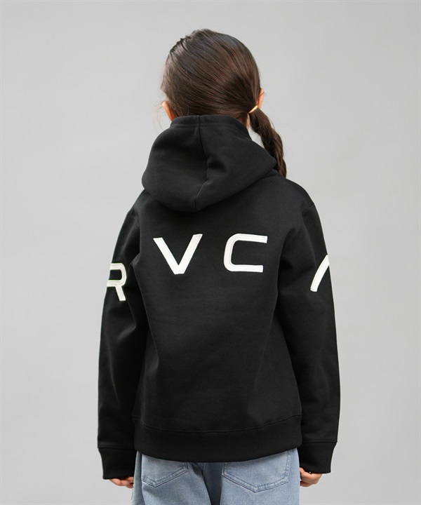 RVCA ルーカ パーカー キッズ プルオーバー スウェット フーディー バックプリント BE046-P02