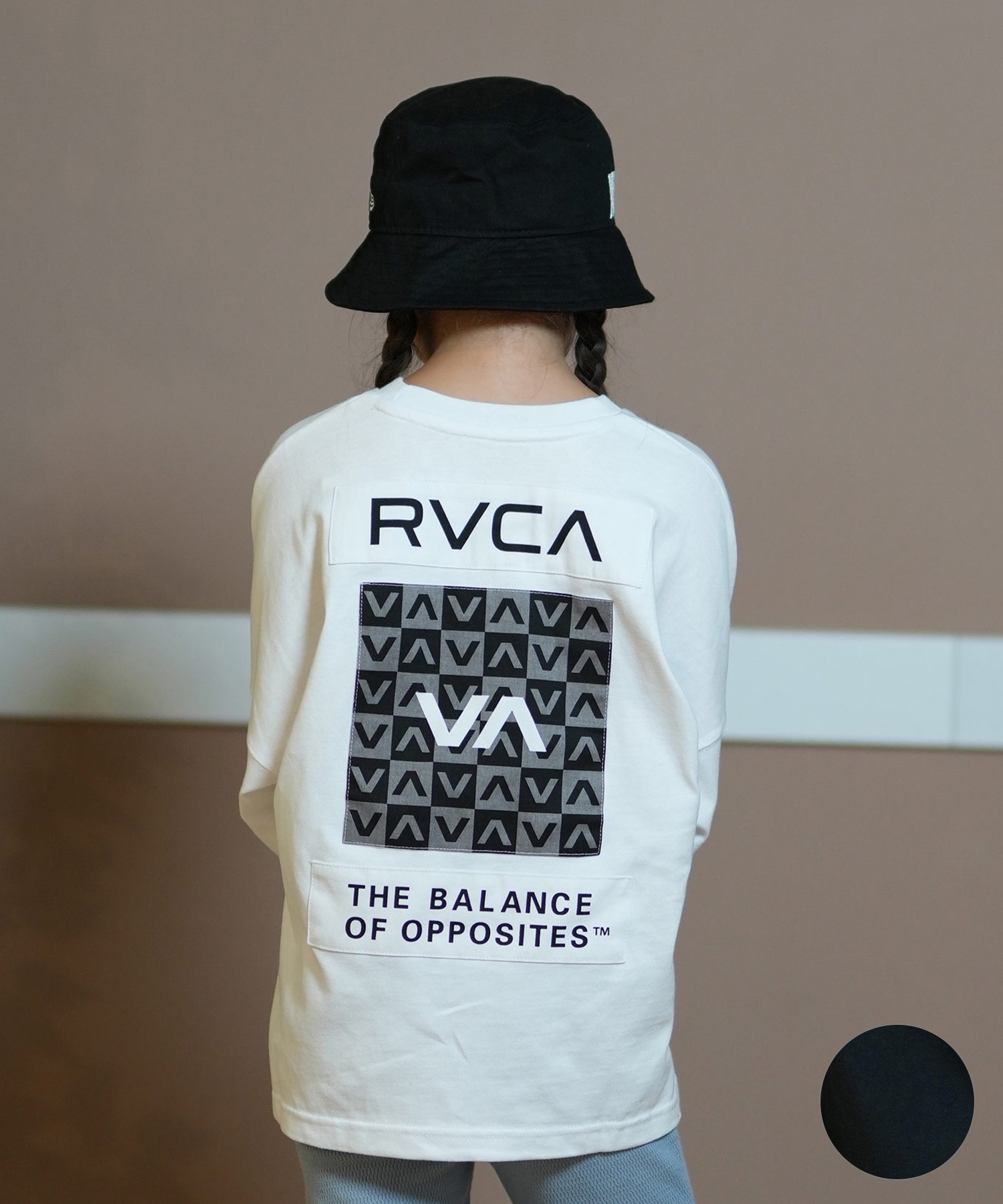 未使用タグ付】RVCA ルーカ カバーオール レディース チェック柄