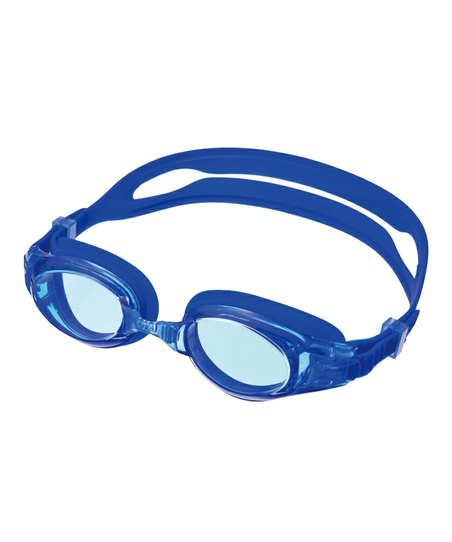 AQA エーキューエー スイミングゴーグル ウォーターランナー ワイドクリック 3 KM-1622(BL-ONE)
