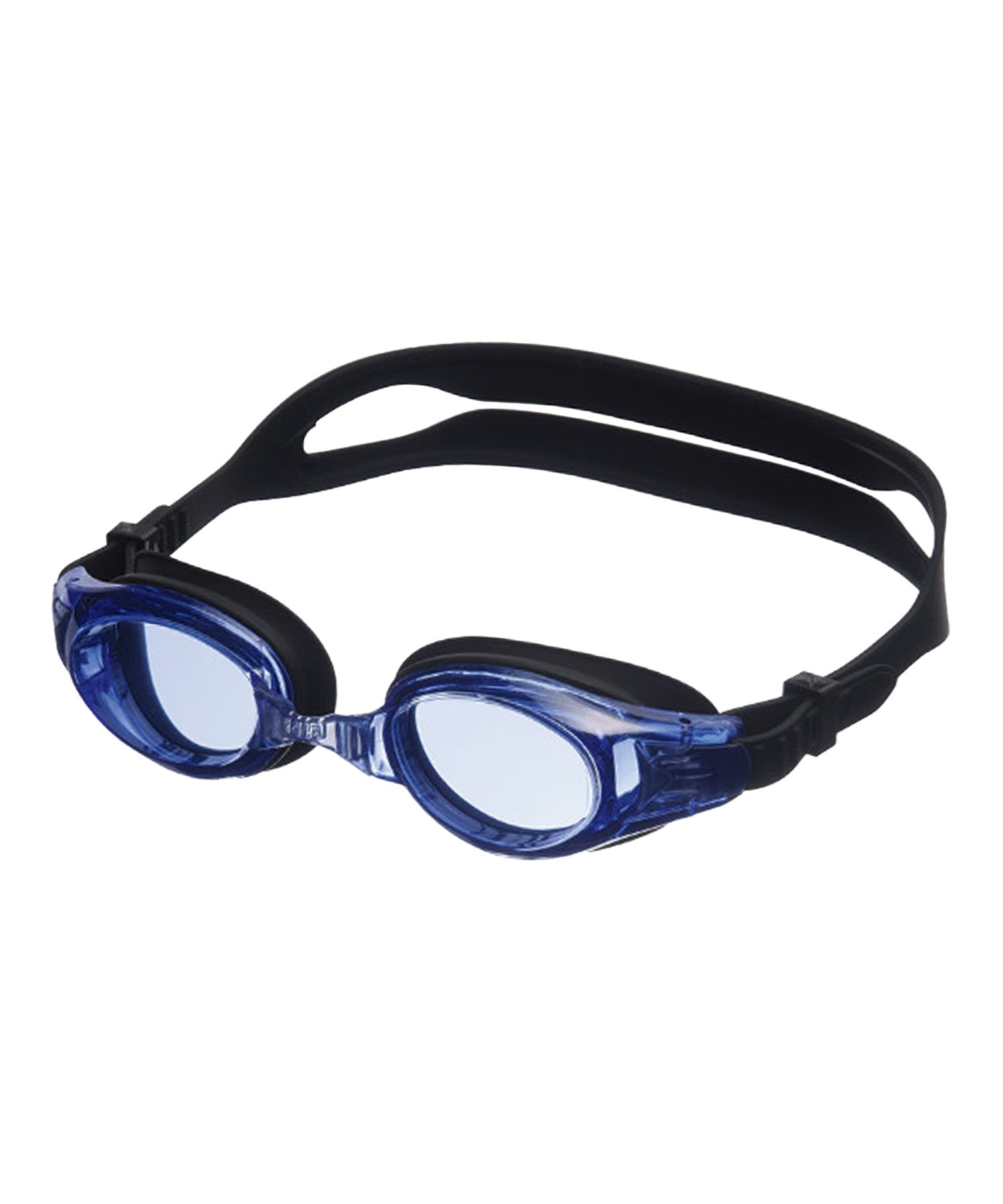 AQA エーキューエー スイミングゴーグル ウォーターランナー ワイドクリック 3 KM-1622(BK/BL-ONE)