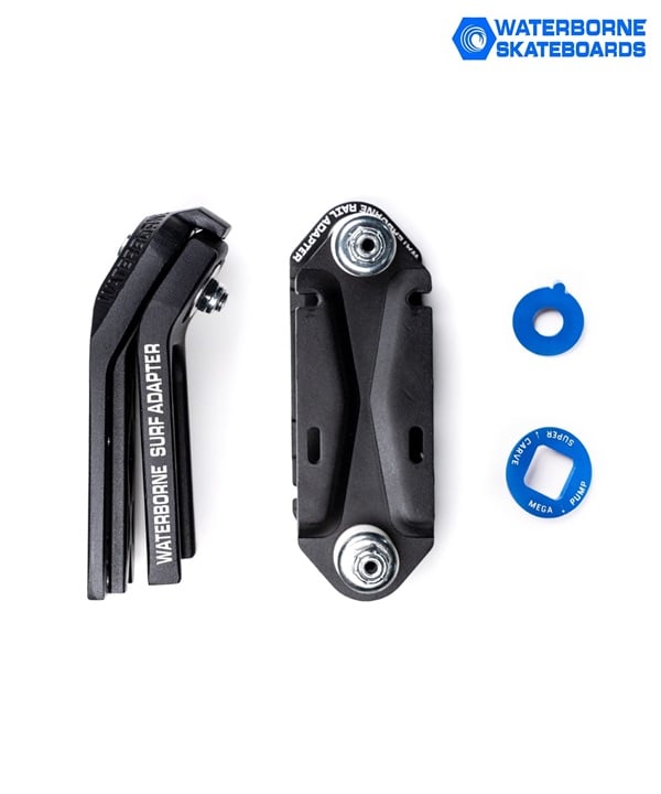 WATERBOURNE ウォーターボーン スケートボード サーフ トラック アダプター FIN SYSTEM SURF AND RAIL ADAPTER ムラサキスポーツ