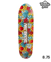 THANK YOU サンキュー スケートボード デッキ 8.75inch WILD FLOWERS