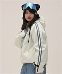 【早期購入/店頭受取対象外】6KNOT シックスノット スノーボード ウェア ジャケット レディース LINEPIP ムラサキスポーツ 25-26モデル LL C28(OFWHT-S)