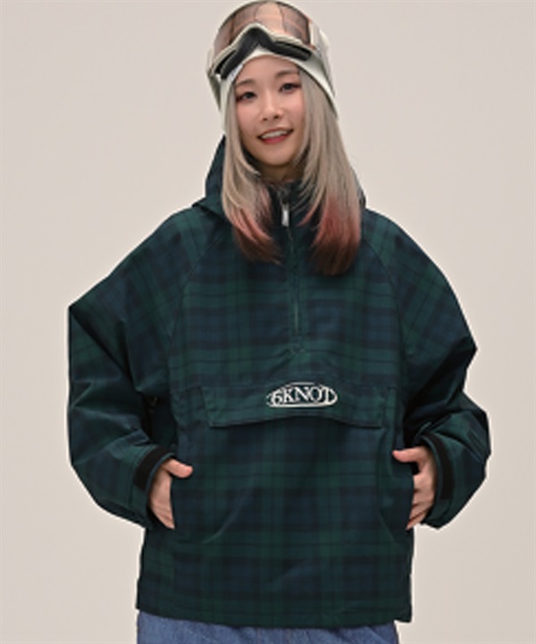 【早期購入/店頭受取対象外】6KNOT シックスノット スノーボード ウェア ジャケット レディース CHECK ムラサキスポーツ 25-26モデル LL C28