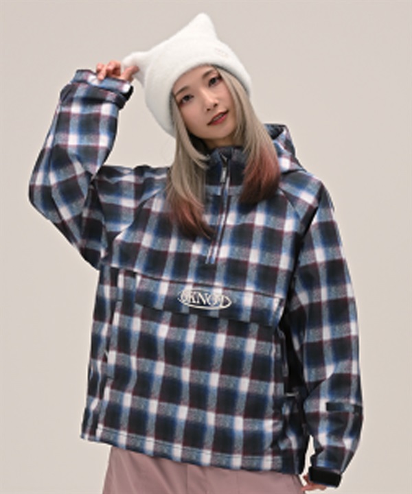 【早期購入/店頭受取対象外】6KNOT シックスノット スノーボード ウェア ジャケット レディース CHECK ムラサキスポーツ 25-26モデル LL C28