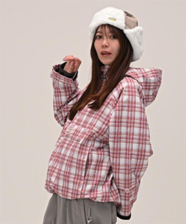 【早期購入/店頭受取対象外】6KNOT シックスノット スノーボード ウェア ジャケット レディース CHECK ムラサキスポーツ 25-26モデル LL C28