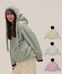 【早期購入/店頭受取対象外】6KNOT シックスノット スノーボード ウェア ジャケット レディース BRIGHT PANEL ムラサキスポーツ 25-26モデル LL C28(IVORY-S)