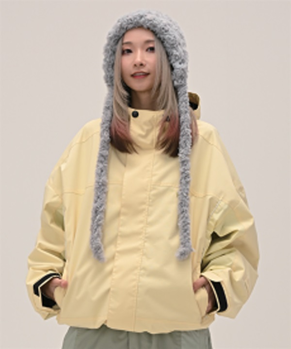 【早期購入/店頭受取対象外】6KNOT シックスノット スノーボード ウェア ジャケット レディース BRIGHT PANEL ムラサキスポーツ 25-26モデル LL C28
