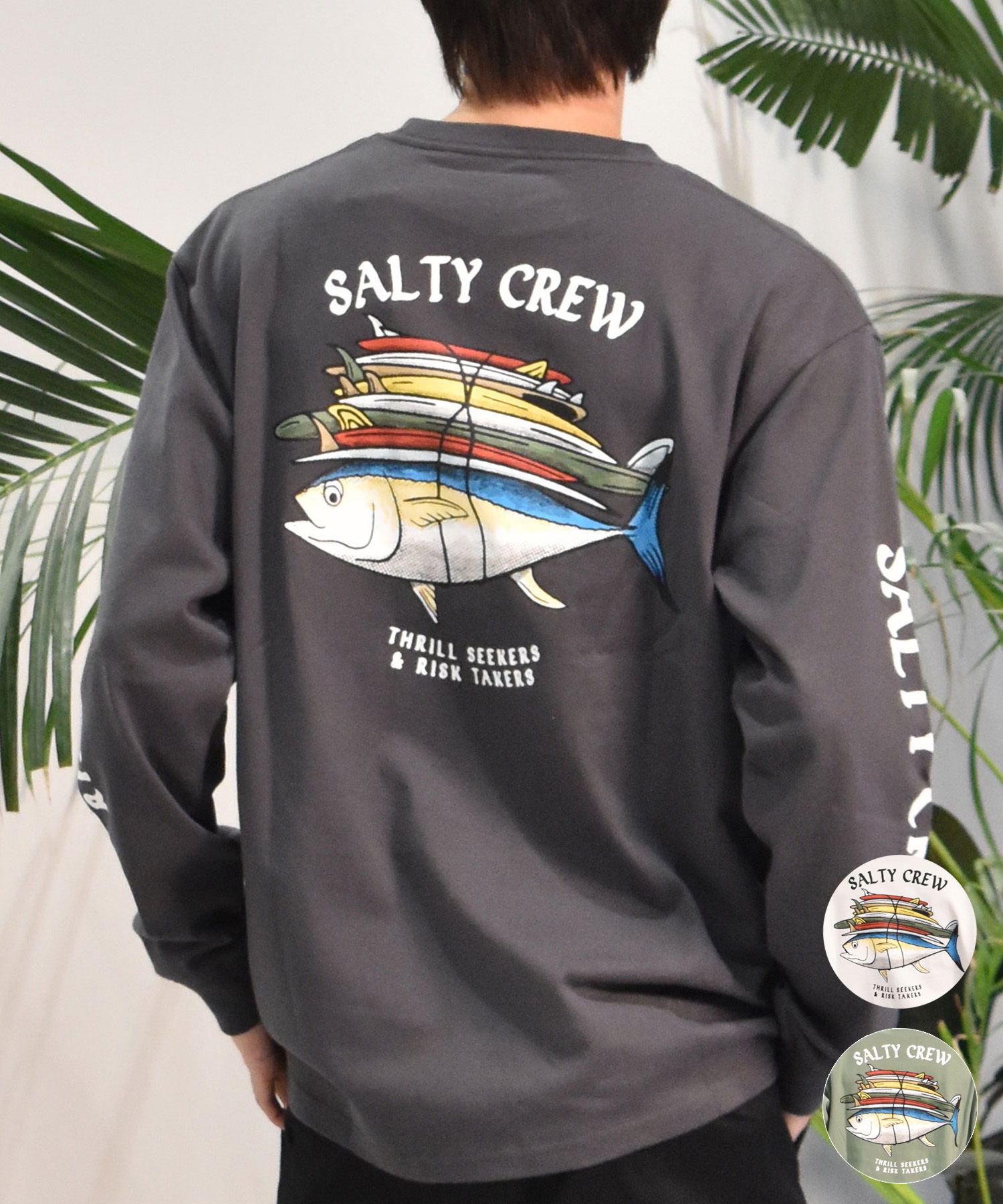 SALTY CREW ソルティークルー 長袖 Tシャツ メンズ ロンT マグロ