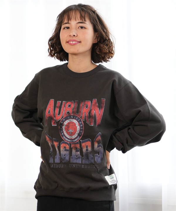DISCUS ATHLETIC ディスカスアスレチック トレーナー クルーネック レディース スウェット カレッジロゴ 裏毛 4487-2651
