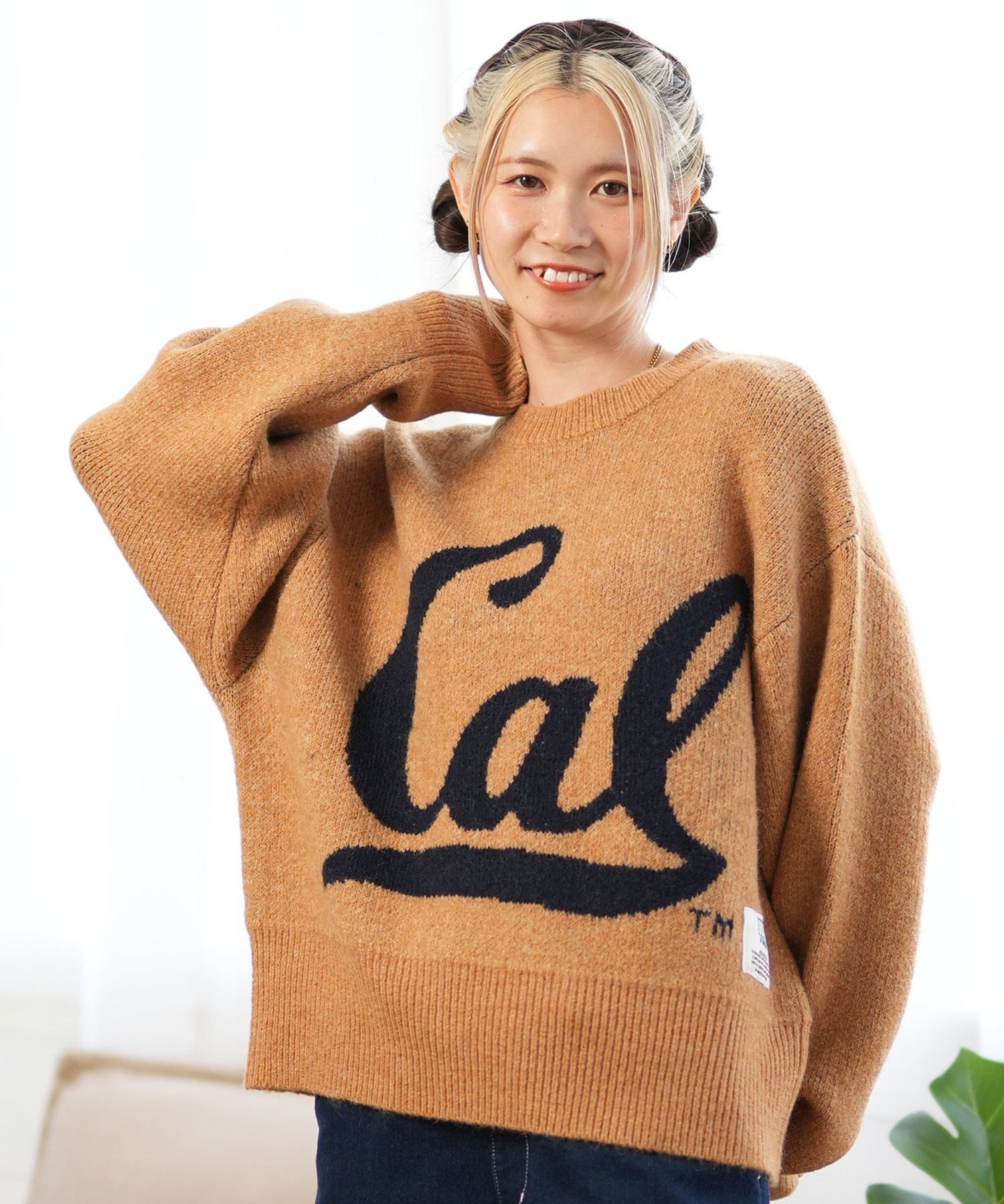 D&G Rude ロゴ ニットセーター GX1000 JACQUARD KNIT FLORAL SWEATER 