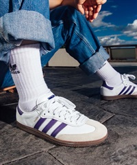 adidas skateboarding アディダス スケートボーディング SAMBA ADV サンバ IE6613 421243959 【国内ムラサキスポーツ限定カラー】(WT/PU-23.0cm)
