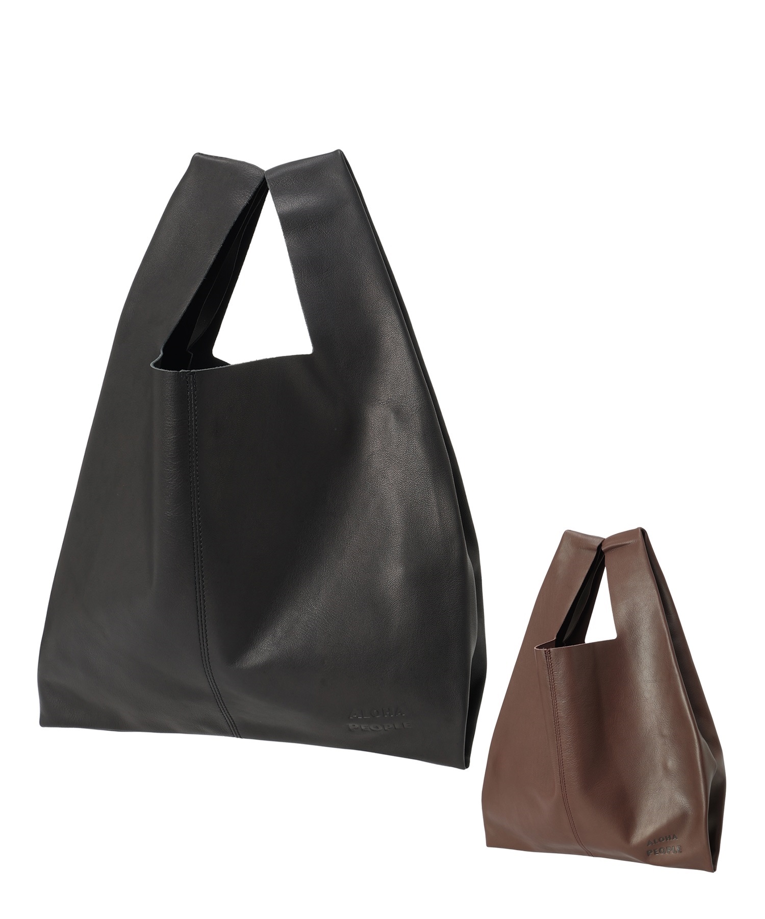 ALOHA PEOPLE/アロハピープル  レザートート AP24AW14-DD4 トートバッグ(BK-FREE)