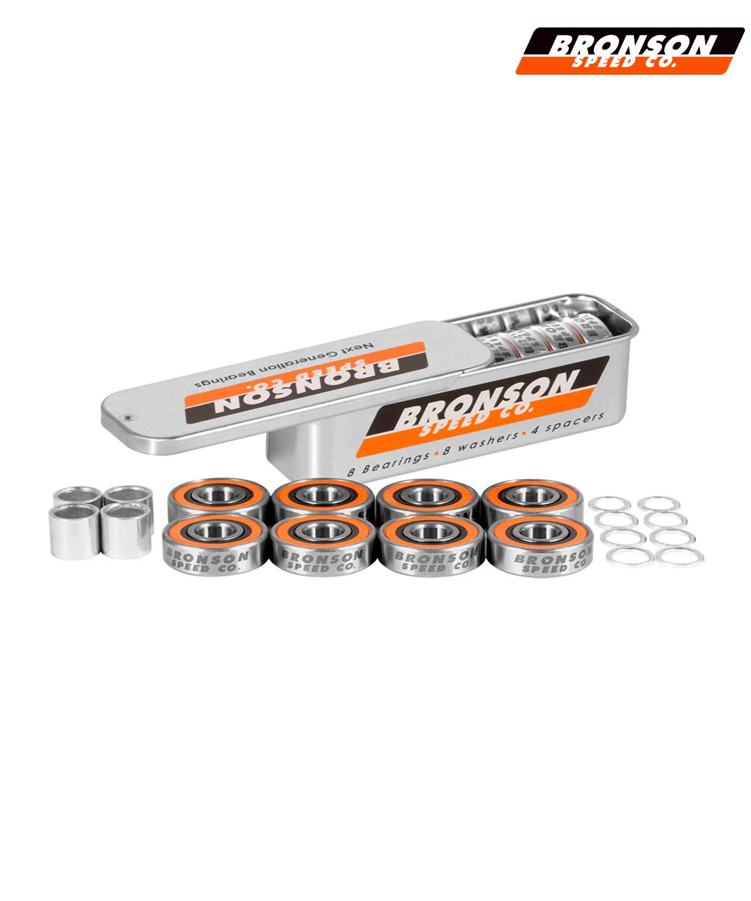 BRONSON ブロンソン スケートボード ベアリング BRONSON G3 ムラサキ