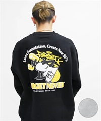 FORGET NEVER フォーゲットネバー メンズ トレーナー スウェット 244OO1TR089FN ムラサキスポーツ限定