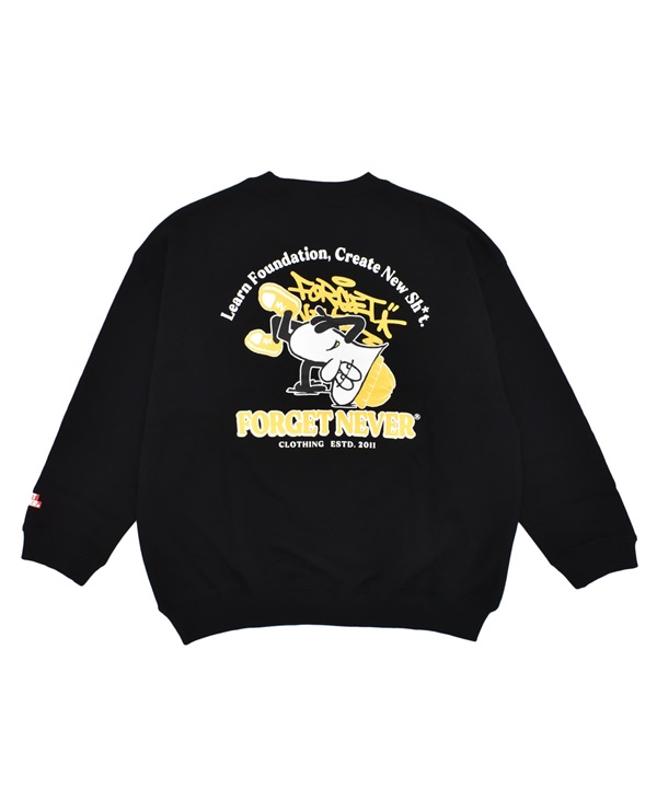 FORGET NEVER フォーゲットネバー キッズ スウェット バックプリント LOGO 244OO3TR097FN