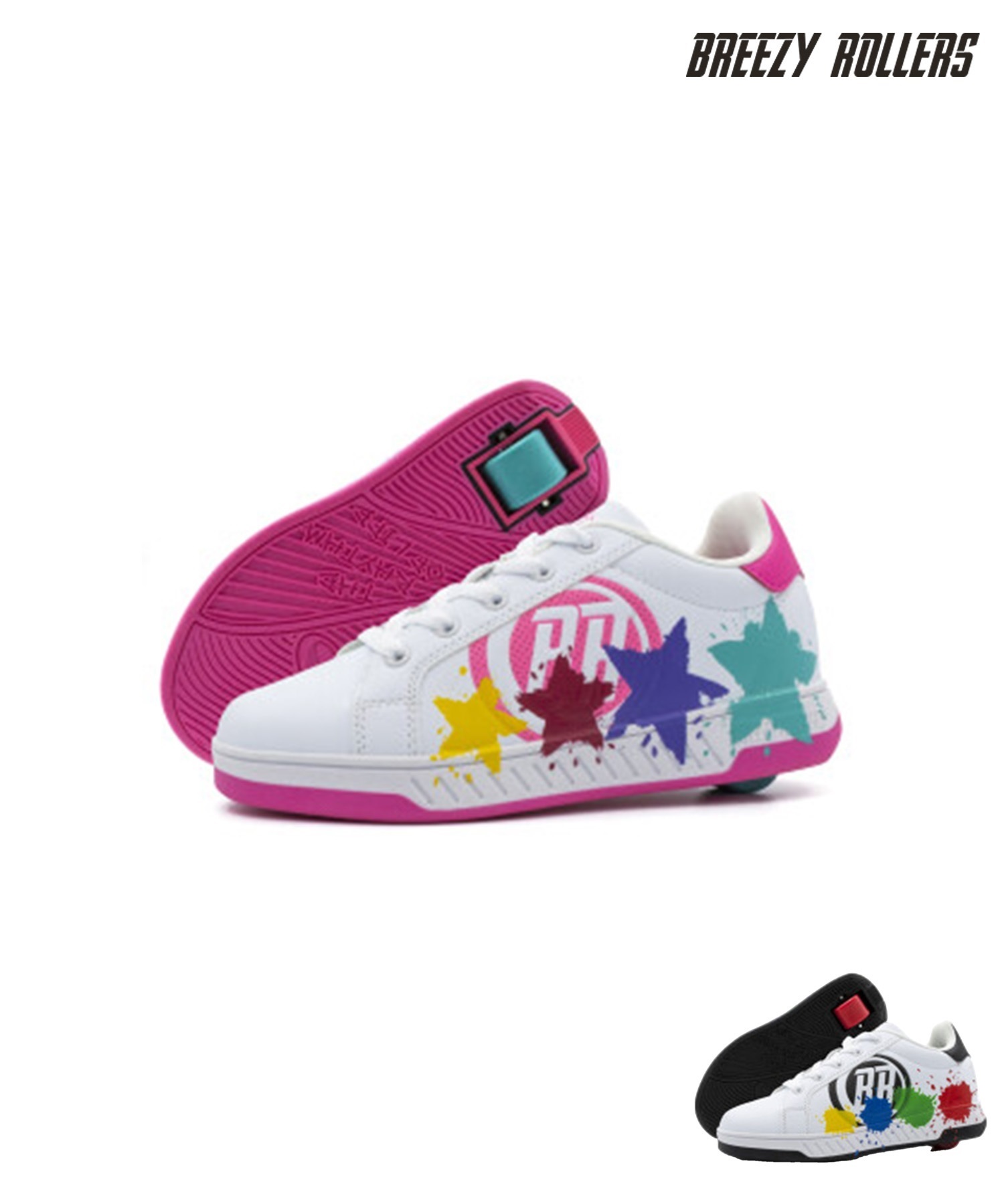 BREEZY ROLLERS ブレイジーローラー ローラースケート キッズ SPLATTER ムラサキスポーツ(WP-30-EURO)
