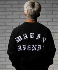 MATIN AVENIR マタンアヴニール トレーナー クルーネック メンズ スウェット ボンディング ストレッチ バックプリント MA024032