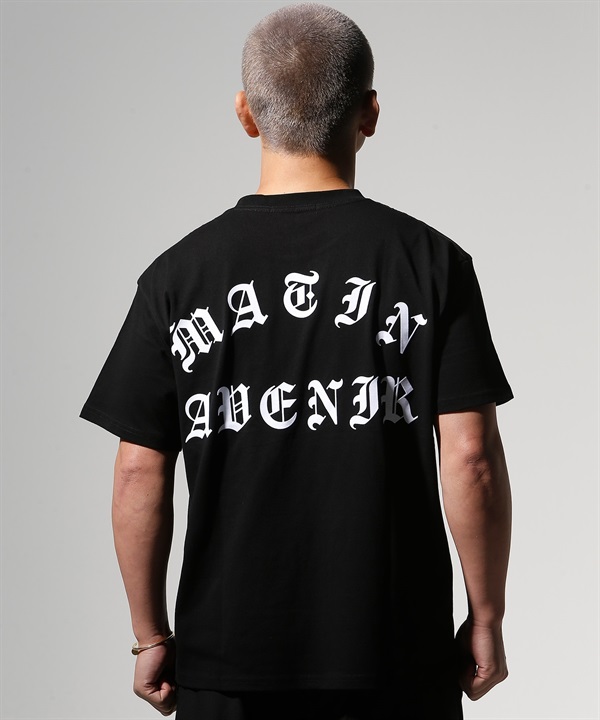 MATIN AVENIR マタンアヴニール Tシャツ 半袖 メンズ レディース バックプリント ビッグシルエット MA024010 ムラサキスポーツ限定