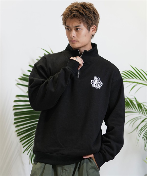 LURKING CLASS ラーキングクラス ハーフジップトレーナー メンズ スウェット ムラサキスポーツ限定 ST24FUM06