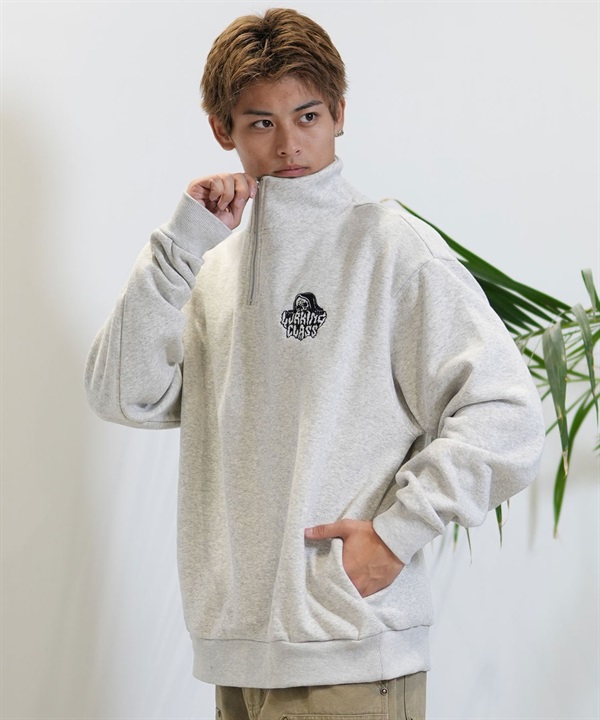 LURKING CLASS ラーキングクラス ハーフジップトレーナー メンズ スウェット ムラサキスポーツ限定 ST24FUM06