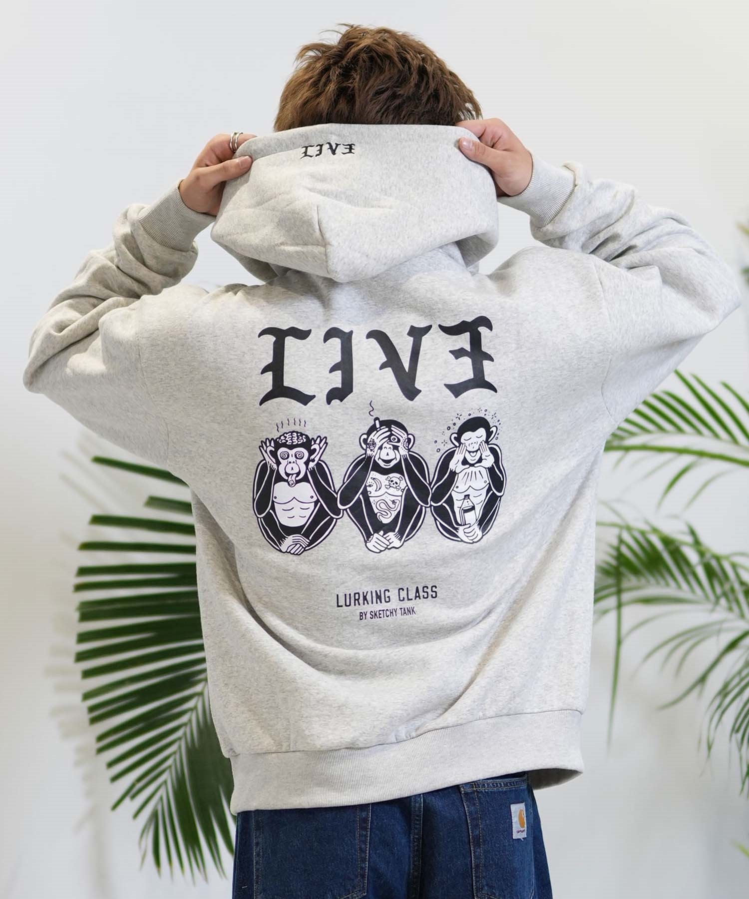 LURKING CLASS ラーキングクラス パーカー メンズ プルオーバー バック