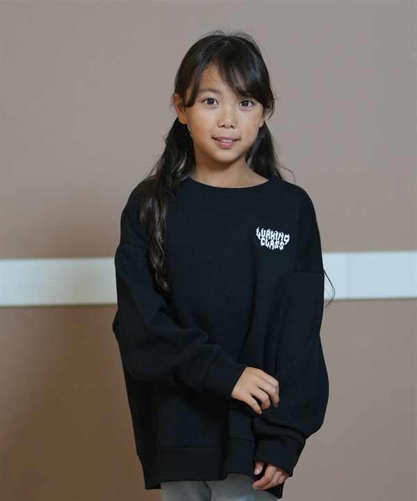 LURKING CLASS ラーキングクラス トレーナー キッズ スウェット バックプリント BASIC LOGO 2 CREW ST24FUM01K