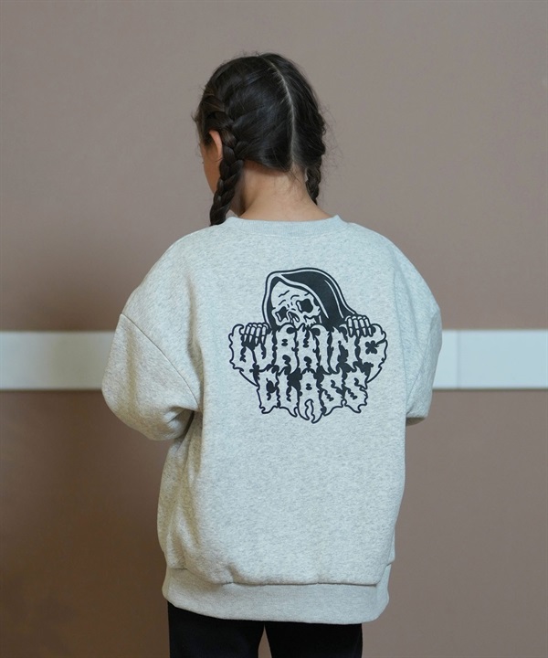 LURKING CLASS ラーキングクラス トレーナー キッズ スウェット バックプリント BASIC LOGO 2 CREW ST24FUM01K