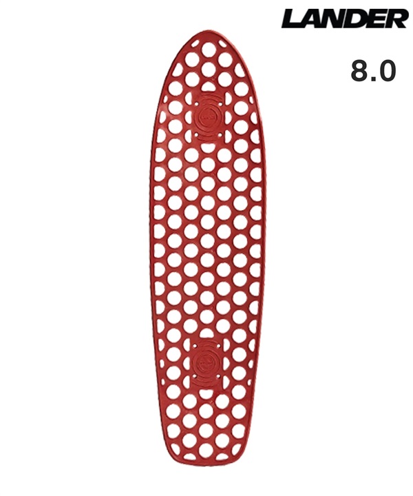 LANDER ランダースケートボード デッキ 8.0inch THE RODEO ムラサキスポーツ