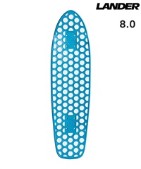 LANDER ランダースケートボード デッキ 8.0inch THE RODEO ムラサキスポーツ
