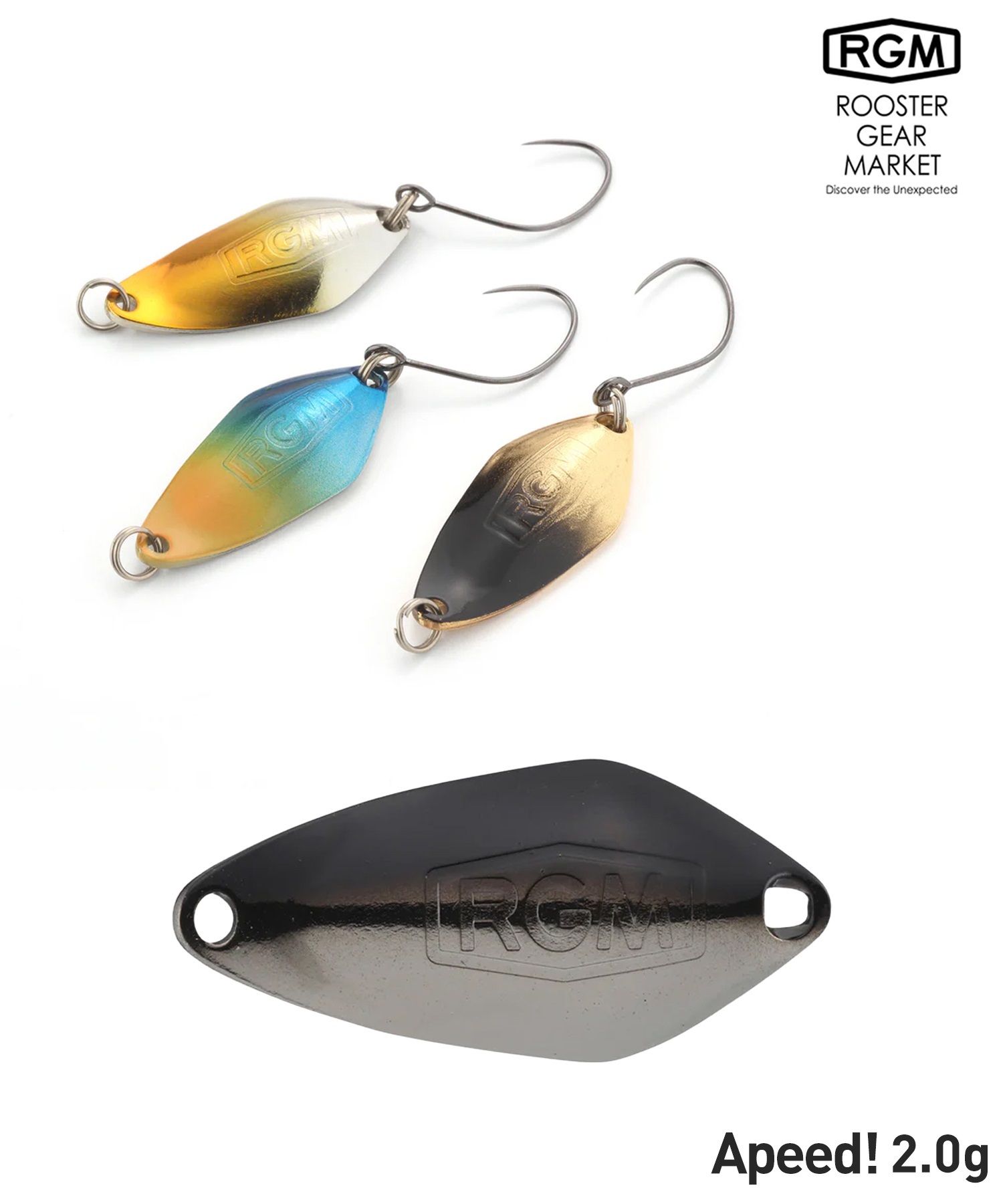 ROOSTER GEAR MARKET ルースターギアマーケット Apeed 2.0g フィッシング 仕掛け ルアー RGM ムラサキスポーツ(BKSLV-2.0G)