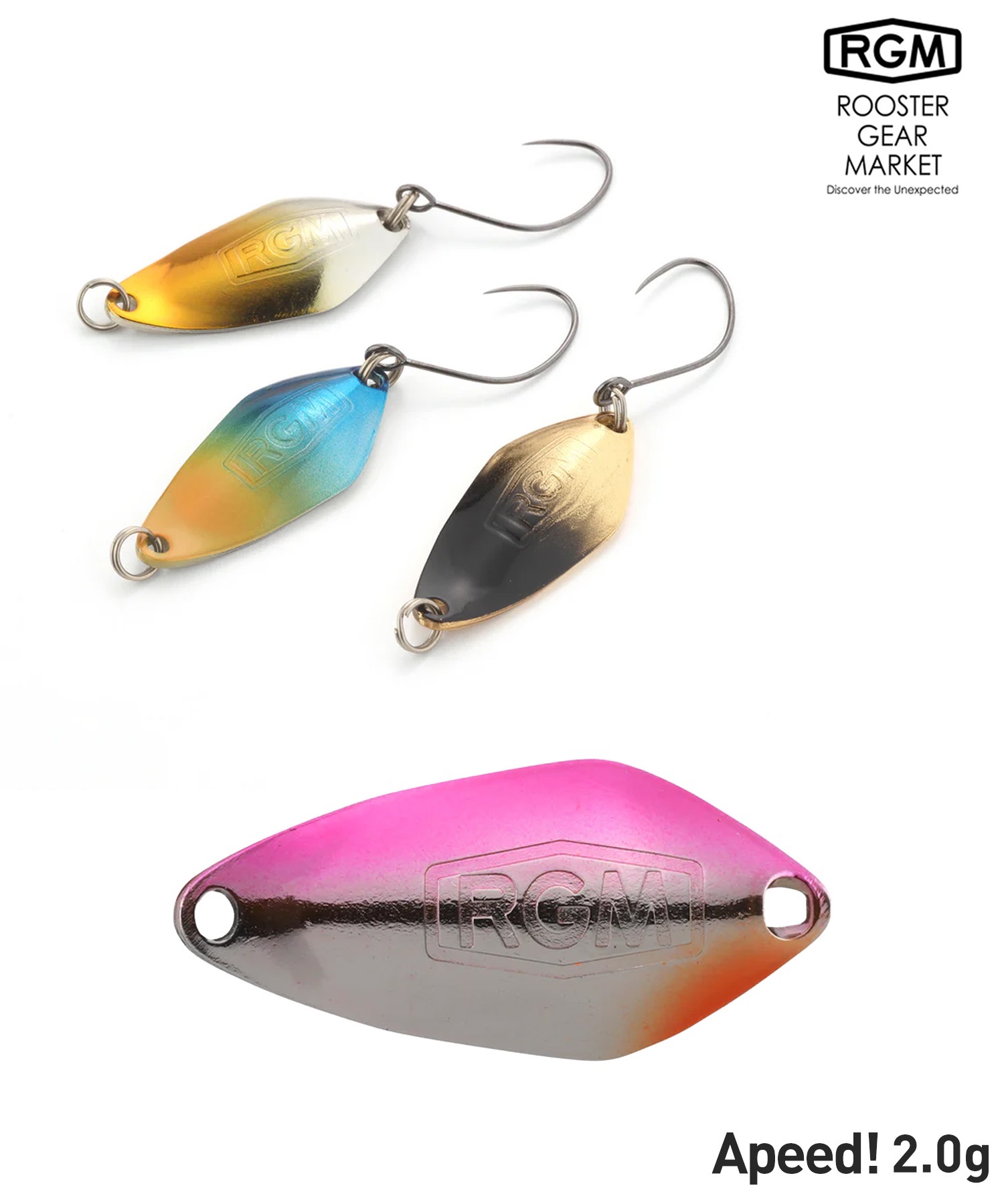 ROOSTER GEAR MARKET ルースターギアマーケット Apeed 2.0g フィッシング 仕掛け ルアー RGM ムラサキスポーツ(PKSLV-2.0G)