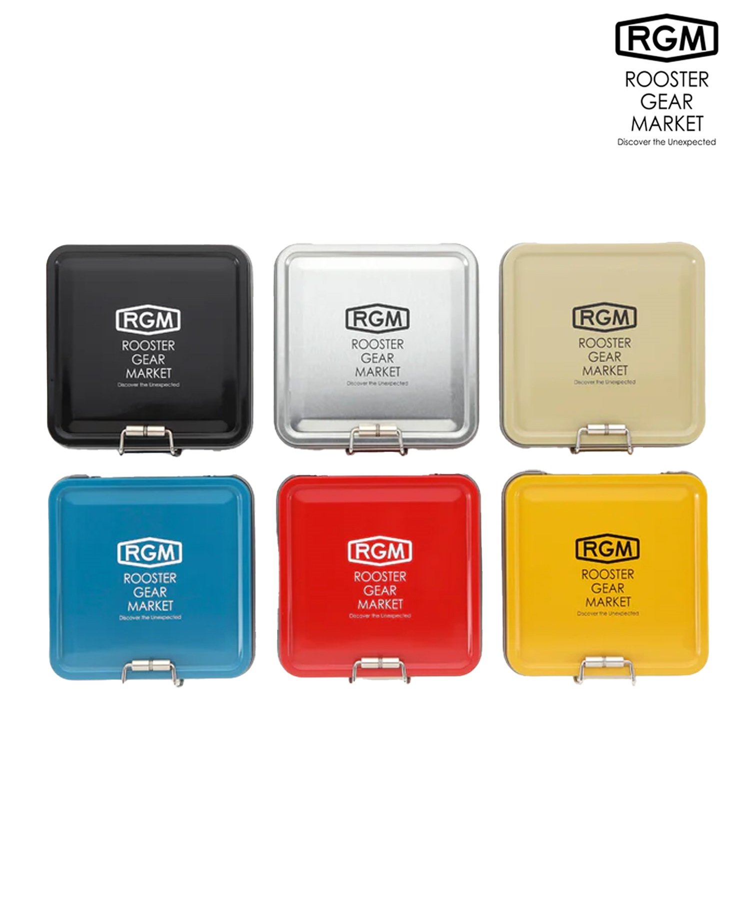 ROOSTER GEAR MARKET ルースターギアマーケット TIN CASE SQUARE 小物入れ RGM ムラサキスポーツ