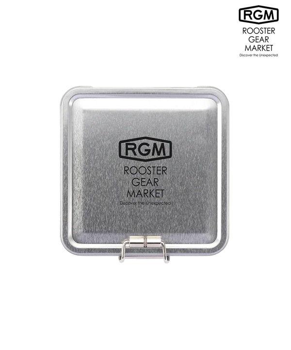 ROOSTER GEAR MARKET ルースターギアマーケット TIN CASE SQUARE 小物入れ RGM ムラサキスポーツ