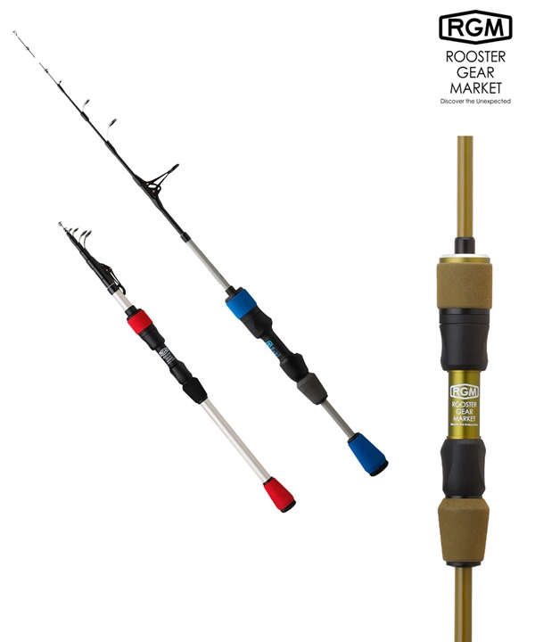 ROOSTER GEAR MARKET ルースターギアマーケット SPEC.2 7.5 フィッシング ロッド コンパクト RGM ムラサキスポーツ