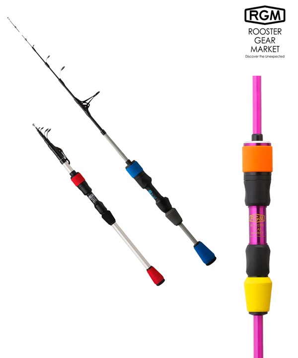 ROOSTER GEAR MARKET ルースターギアマーケット SPEC.2 7.5 フィッシング ロッド コンパクト RGM ムラサキスポーツ
