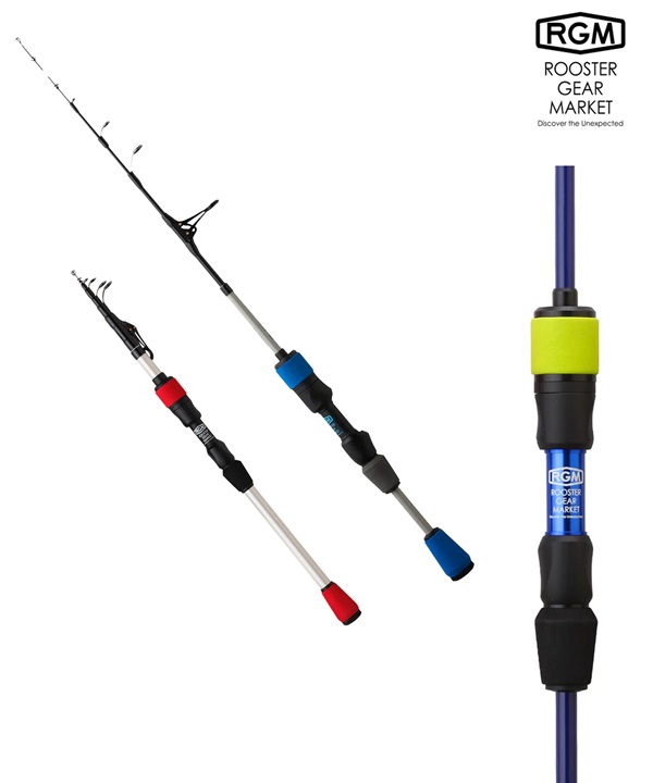 ROOSTER GEAR MARKET ルースターギアマーケット SPEC.2 7.5 フィッシング ロッド コンパクト RGM ムラサキスポーツ