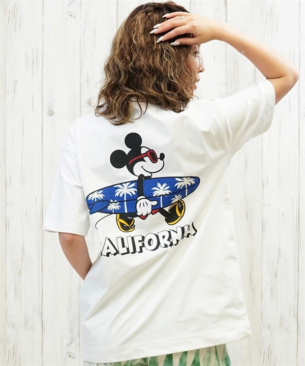 ANTIBAL アンティバル 水着 レディース ラッシュガード 半袖 Tシャツ ミッキーマウス 水陸両用 UVカット 253AN2ST570