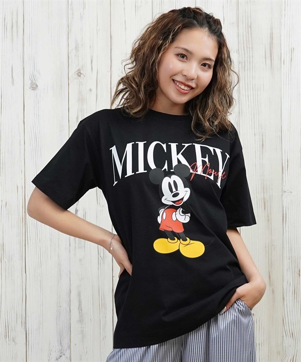 ANTIBAL アンティバル 水着 レディース ラッシュガード 半袖 Tシャツ ミッキーマウス 水陸両用 UVカット 253AN2ST572