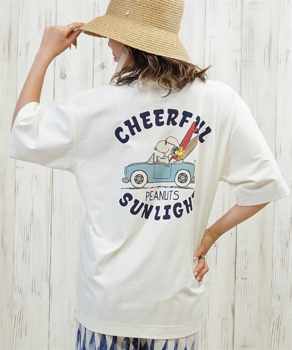 ANTIBAL アンティバル 水着 レディース ラッシュガード 半袖 Tシャツ スヌーピー 水陸両用 UVカット 253AN2ST641